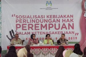 Wali Kota Hadiri Sosialisasi Kebijakan Perlindungan Hak Perempuan Dalam Ketenagakerjaan