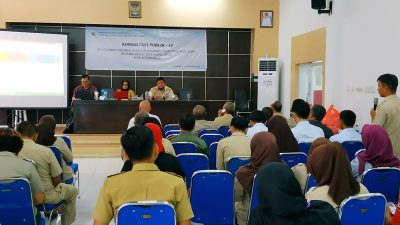 Dinas PU Gelar Konsultasi Publik Penyusunan Kajian Lingkungan Hidup Strategis