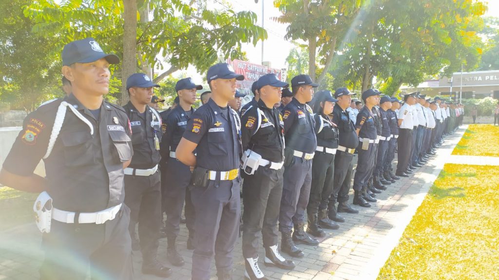 Kapolres Kotamobagu Irup Peringatan HUT Satpam ke-39