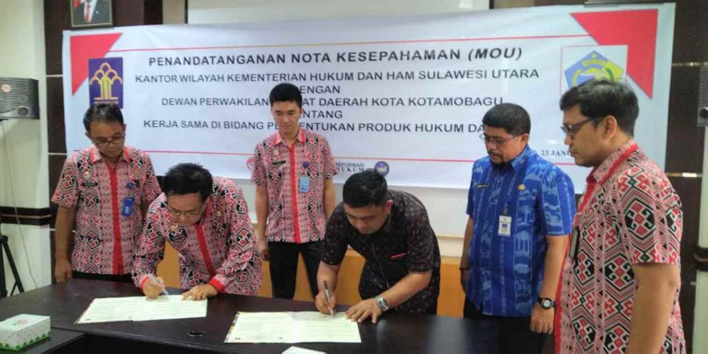 Ketua DPRD Teken MoU dengan Kanwil Kemenkumham