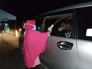 Pemeriksaan Pencegahan Virus Corona di Perbatasan Pohuwato- Boalemo Tetap Berjalan