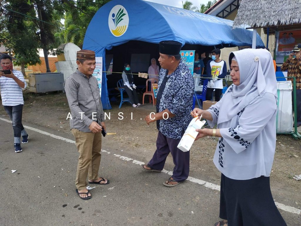 Saiful dan Suharsi Kompak Datangi Posko Perbatasan Pencegahan Virus Covid-19