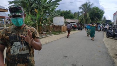 Tak Pakai Masker, Pengunjung Pasar  Sore Sipayo Diusir