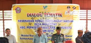 Bupati Hadiri Dialog yang Digelar Pemuda Popayato