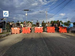 Aparat TNI-Polri Tegas Berlakukan Penutupan Perbatasan