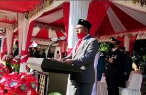 Ketua DPRD Kotamobagu Bacakan Tesk Proklamasi 