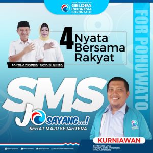 Partai Gelora Gorontalo, Bergelora Dukung SMS