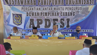 Wabup Buka Musyawarah PAW DPC APDESI