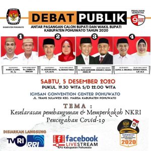 Masyarakat Dihimbau Nonton Debat Via Streaming