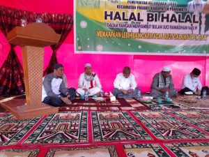Berbeda, Pemerintah Kelurahan Libuo Gelar Halal Bi Halal Usai Sholat Subuh
