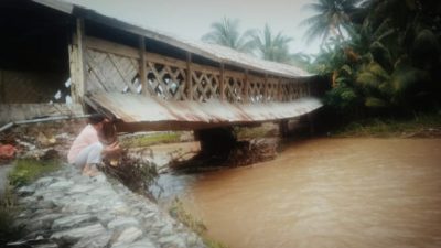 Jembatan Penghubung Pentadu-Bumbulan Terancam Roboh