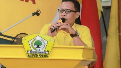 Ismail Abas Melenggang Mulus Pimpin Golkar Paguat