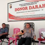 Peringati HUT Bhayangkara Ke-76, Polres Pohuwato Gelar Donor Darah