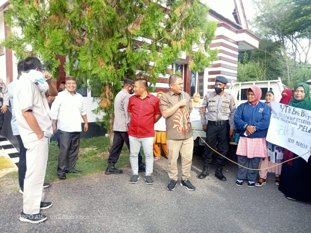 Didesak Massa Aksi, DPRD Pohuwato Bakal Undang Bos Besar PT.Lebuni