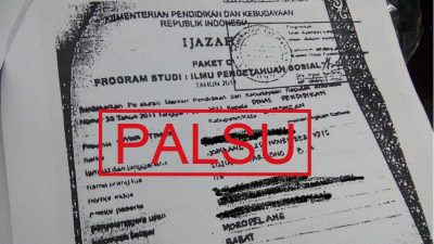 Kadis Pendidikan Diduga Legalisir Ijazah yang Diduga Palsu