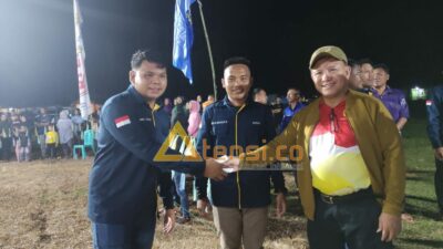 Tournament Volleyball Desa Dulomo Diapresiasi Ketua KONI Pohuwato