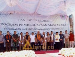 212 Penambang Pohuwato Beralih Profesi, Pani Gold Project Serahkan Bantuan Peningkatan Ekonomi