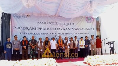 212 Penambang Pohuwato Beralih Profesi, Pani Gold Project Serahkan Bantuan Peningkatan Ekonomi