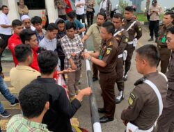 AMG Geruduk Kejari Gorontalo, Desak Nama-nama Terlibat Korupsi Septic Tank Pohuwato
