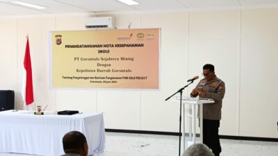 Kapolda Gorontalo Tegaskan Jamin Keamanan Kegiatan Pani Gold Project