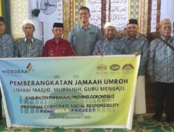 Pani Gold Project Memberangkatkan Jamaah Umroh Kabupaten Pohuwato Ke Tanah Suci Mekah