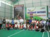 Tournament Badminton Yang Digelar Karang Taruna Soginti dan  KKS UNG Dibuka Camat Paguat