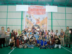 Tournament Badminton Berakhir, Sapril : Terima kasih  dukungan semua pihak