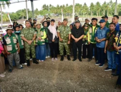 Bersama Bupati Pohuwato, Ketua DPRD Sambut Kunjungan Kerja Pangdam XIII/Merdeka Di Randangan